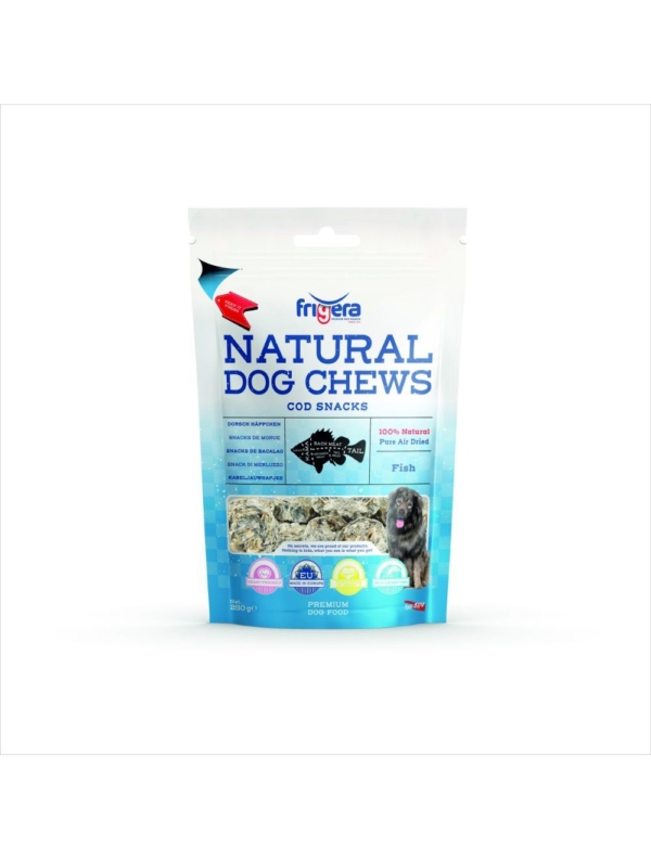 Frigera natural dog chews torsk 250 g.