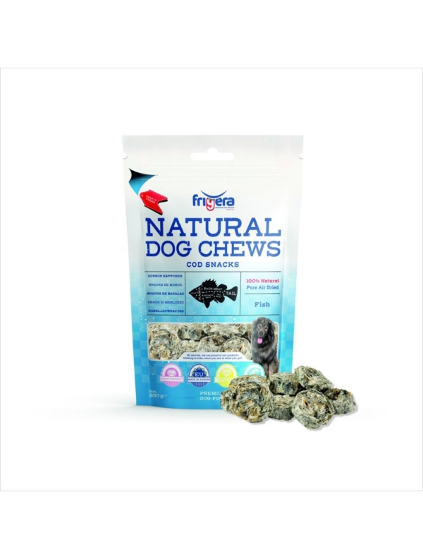 Frigera natural dog chews torsk 250 g.