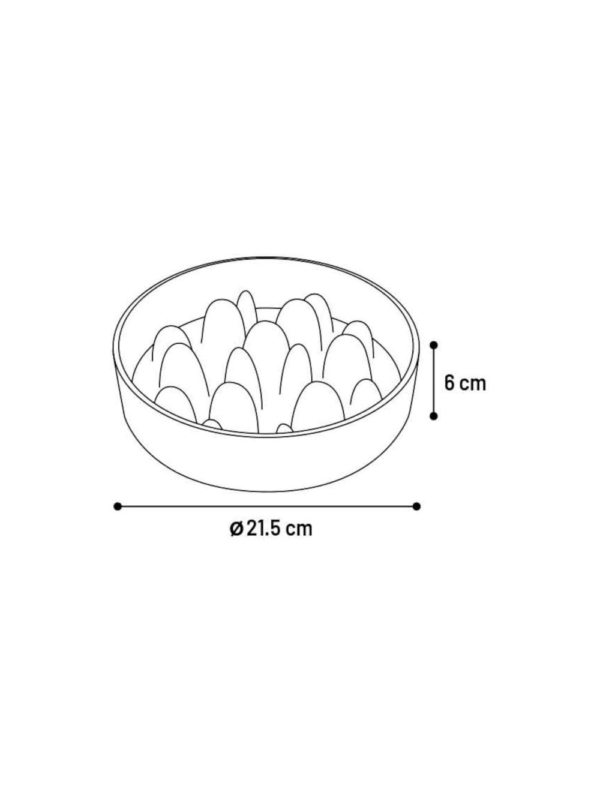 Flamingo slowfeeder Greni 1490 ml.