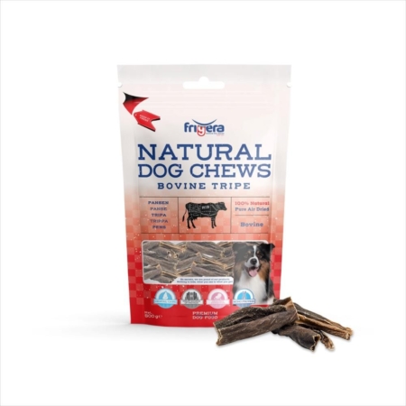 Frigera natural dog chews oksekallun 250 g.