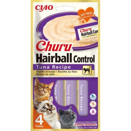 Churu hairball control Tuna 4 stk.