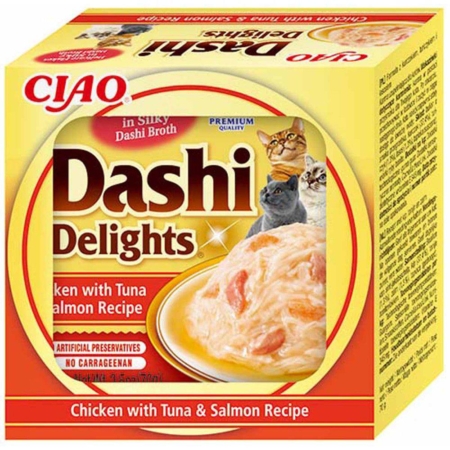 Dashi Delights Tun/Salmon 70 g.