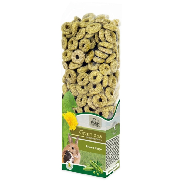 JR Farm Grainless Ærteringe 150 g.