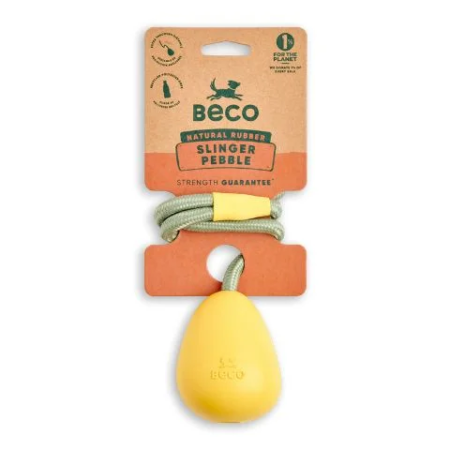 Beco natural rubber pebble m/snor gul