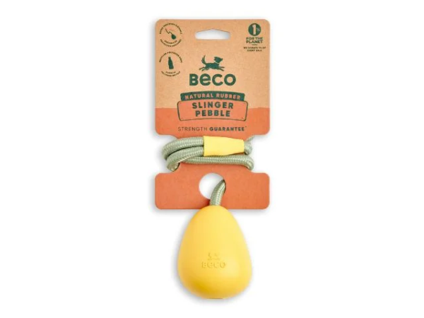 Beco natural rubber pebble m/snor gul