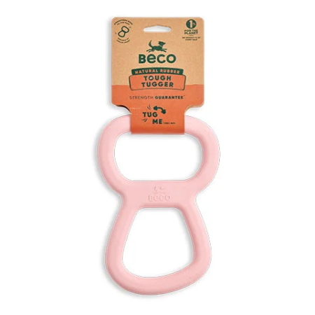 Beco natural rubber tough tugger lyserød