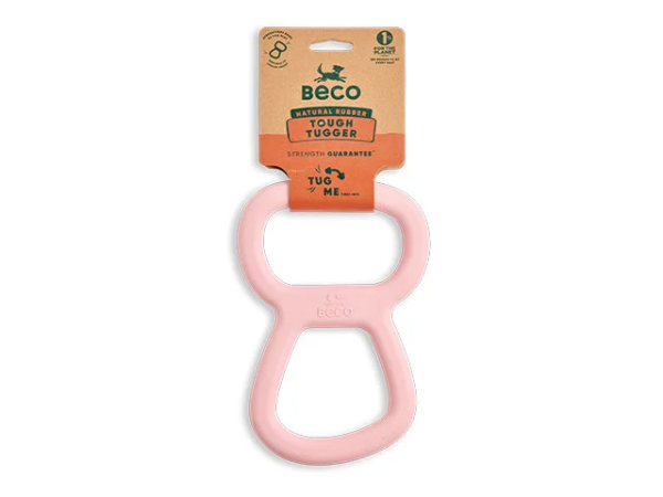 Beco natural rubber tough tugger lyserød