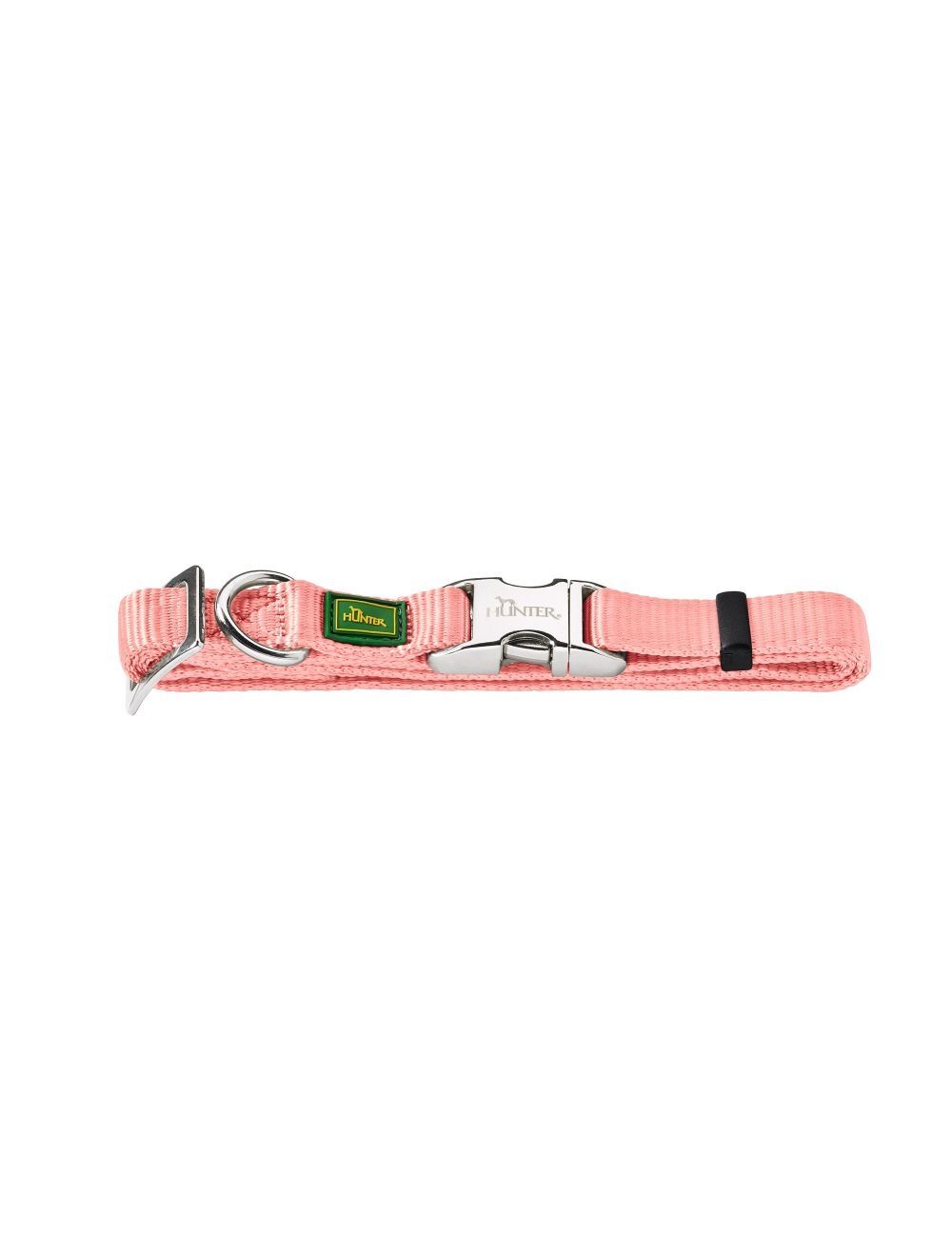 Hunter halsbånd rosa alu strong