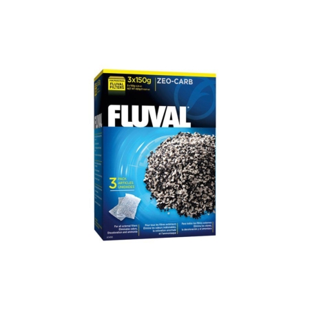 Fluval zeo Carb 3x150 g. fx2/fx4/fx6 A1490