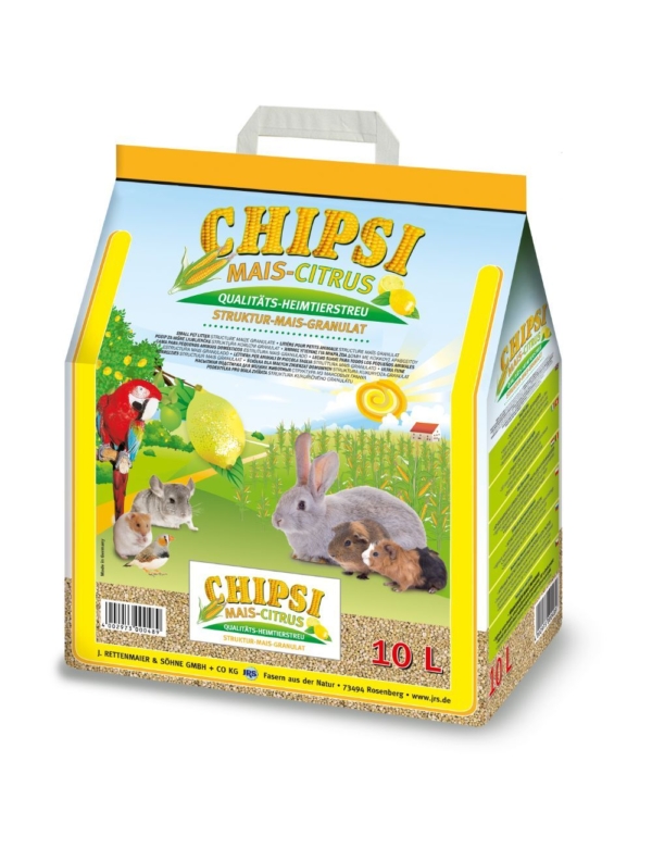 Chipsi majsgranulat citrus 10L