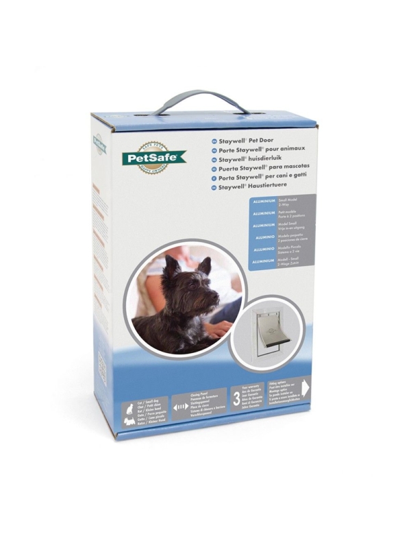 Petsafe Staywell Alu Hundedør hvid Small