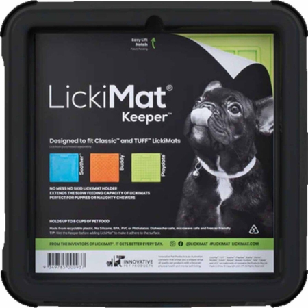 LickiMat keeper i sort
