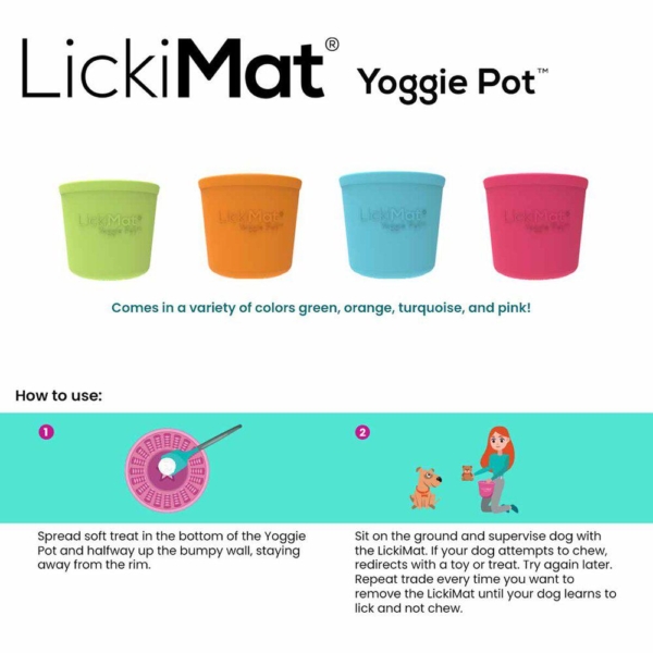 LickiMat Yoggie Pot hundeskål Grøn