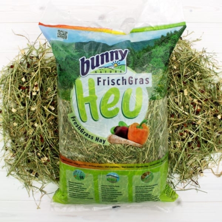Bunny Nature freshgrass vital hø med grøntsager 500 g.