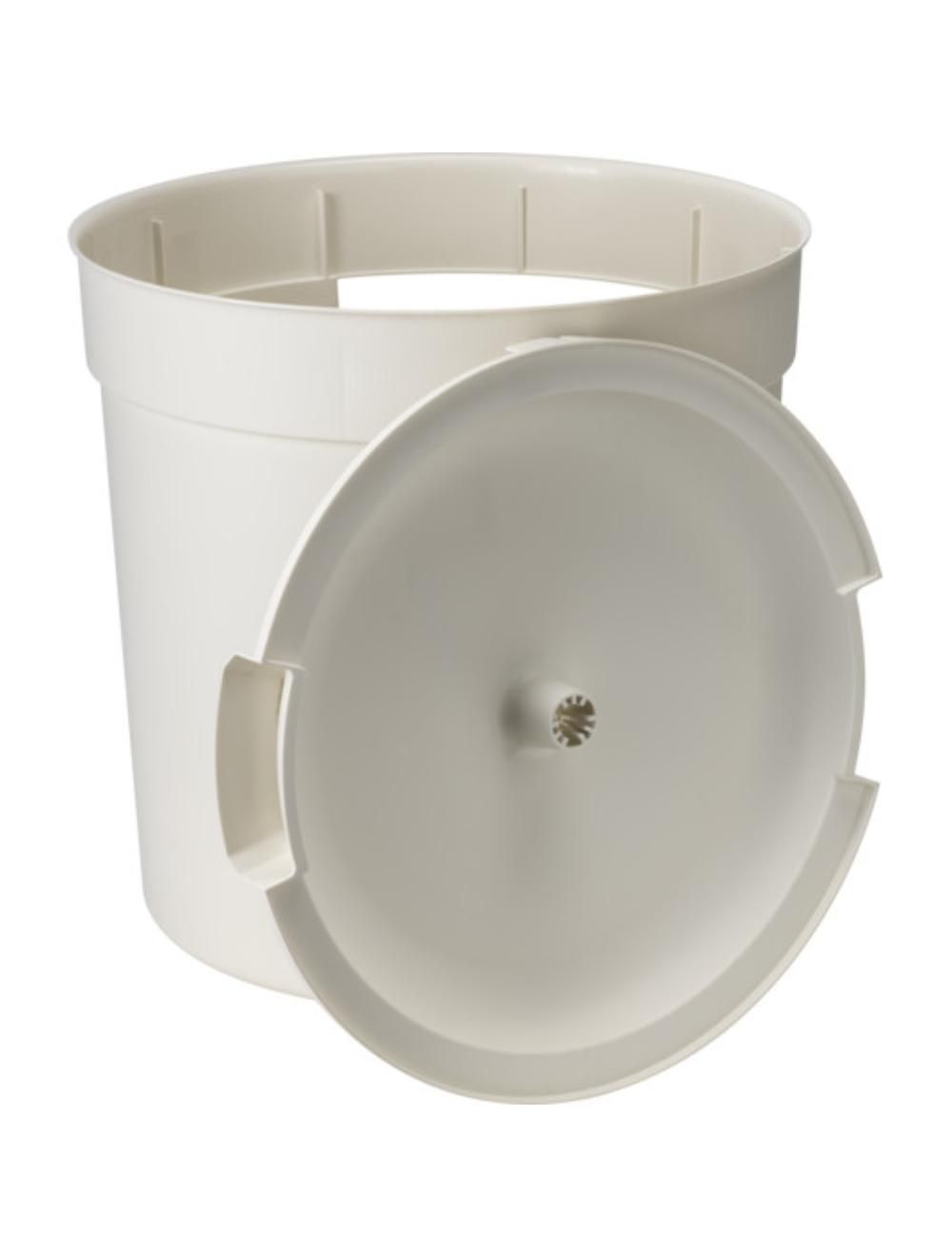 Moderna hidden planter kattetoilet soft white