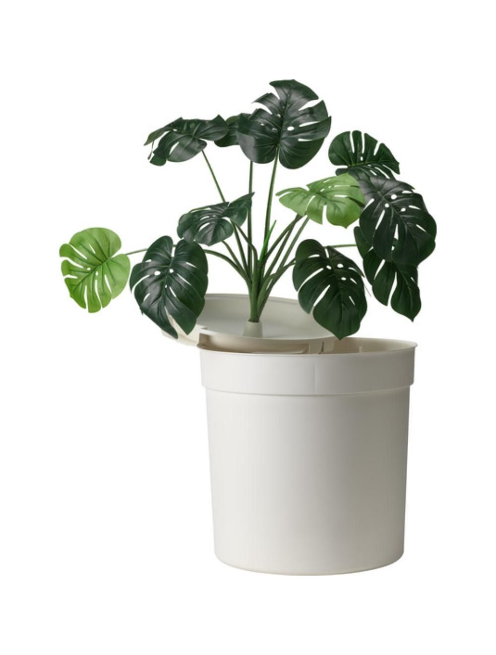 Moderna hidden planter kattetoilet soft white