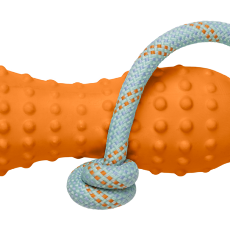 Ruffwear Gourdo™ rubber toy Campfire Orange