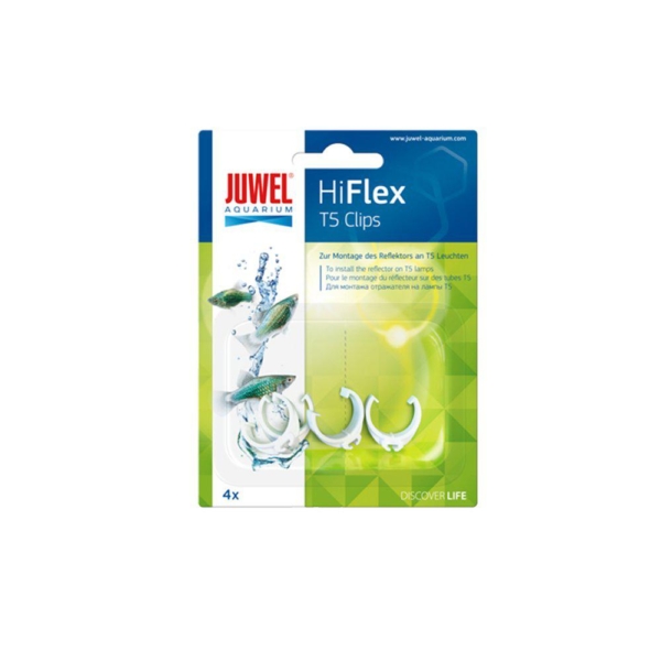 Juwel Reflektorclips Hiflex 4 stk. T5 Plast