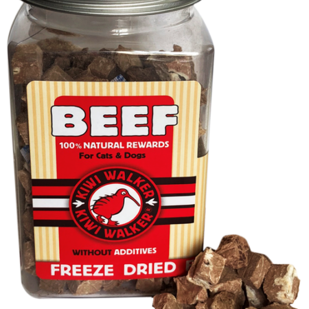Kiwi Walker frysetørret godbidder Beef 40 g.