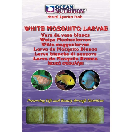 Ocean Nutrition™ White Mosquito Larvae/glassworms 20 kuber 100 g.