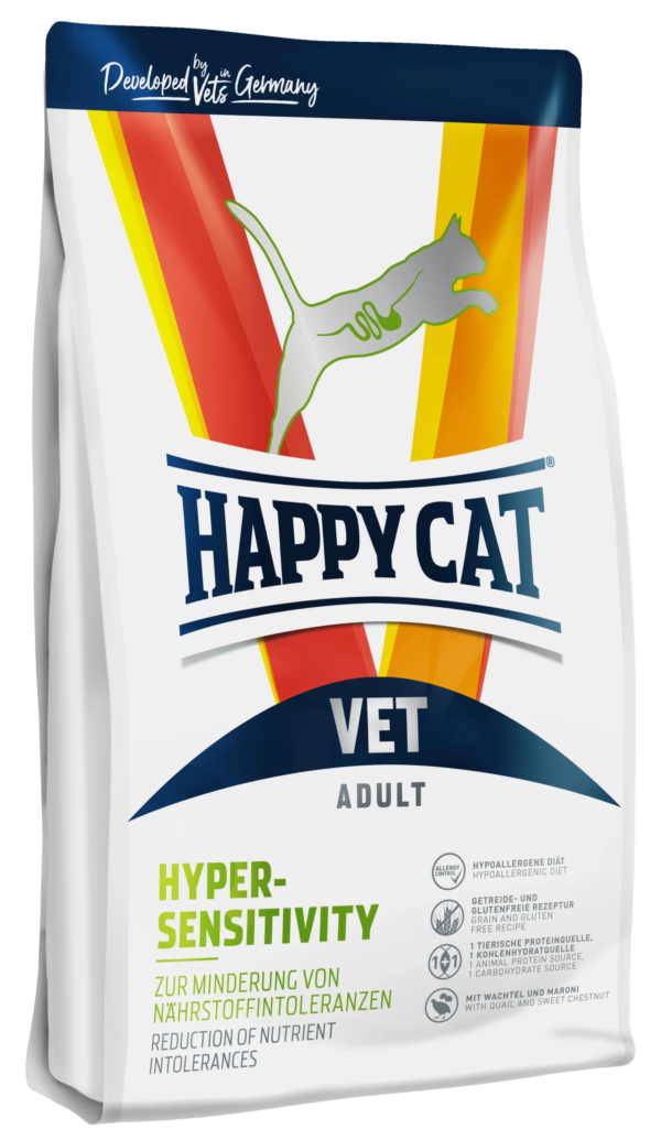 Happy Cat Vet Hypersensitivity tørfoder – Fødevareallergi