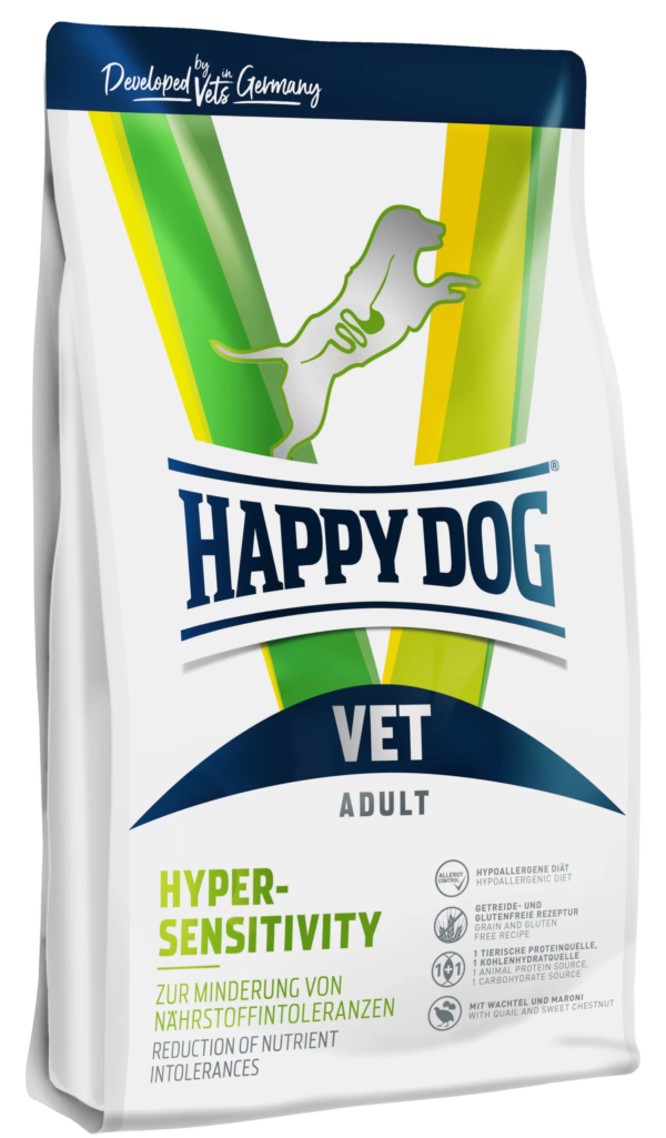 Happy Dog Vet Hypersensitivity tørfoder Fødevareallergi