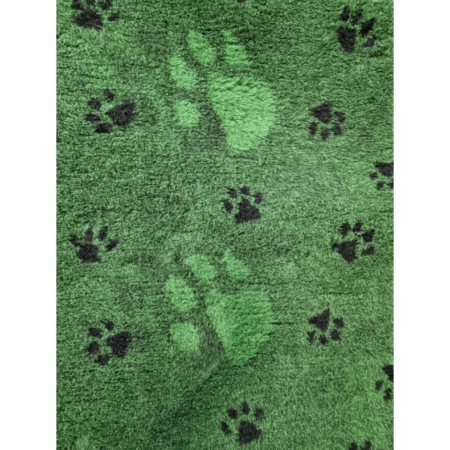 Vetbed med gummibagside 100x80/160 cm. Poter