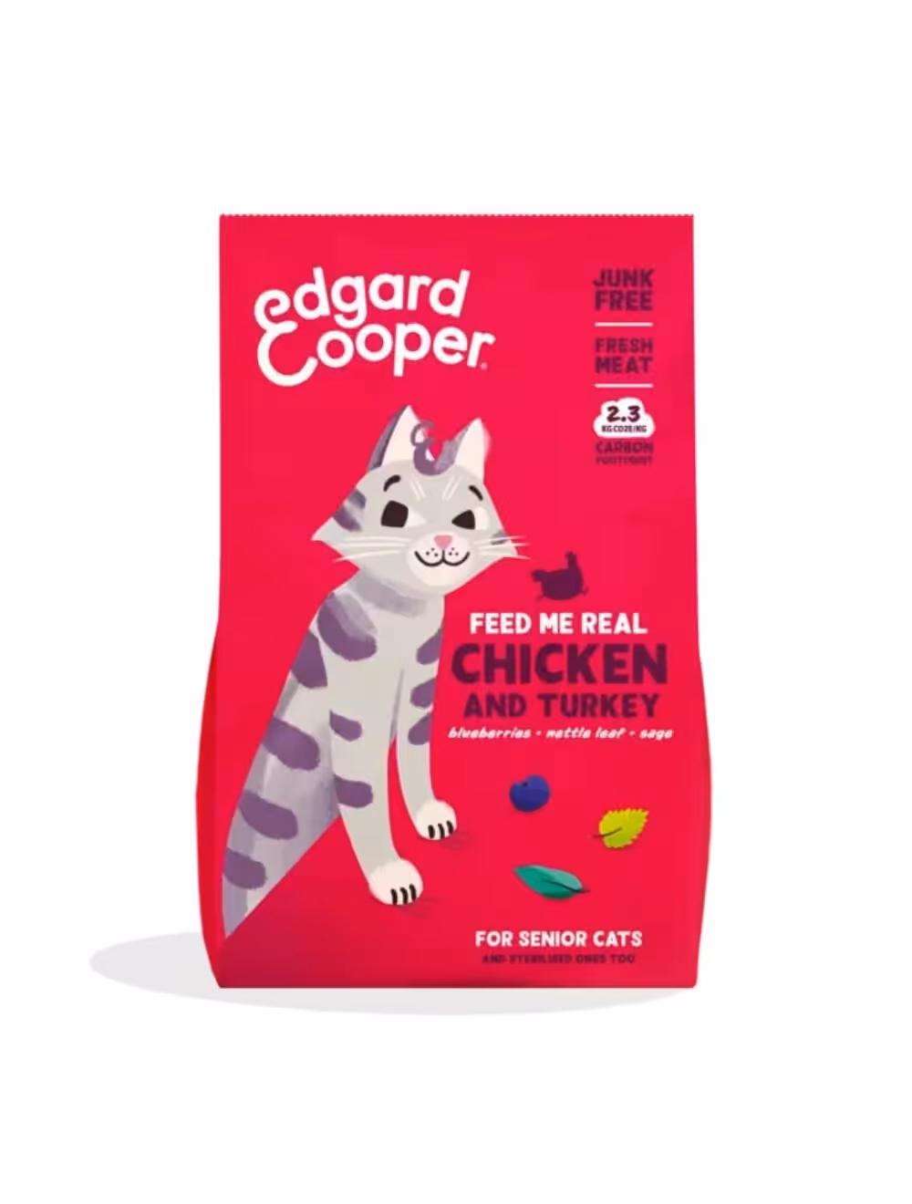 Edgard & Cooper senior kattefoder kylling/kalkun
