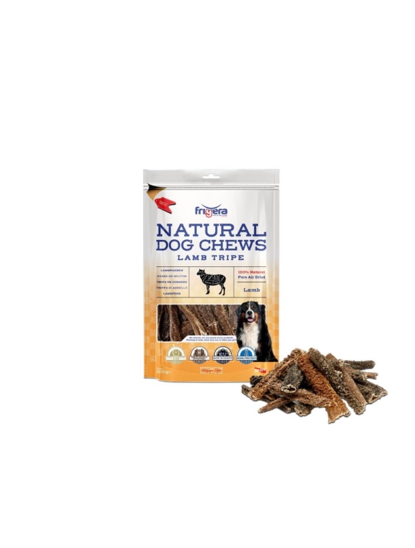 Frigera natural dog chews Lammekallun 500 g.