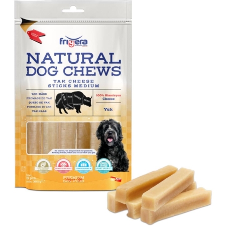 Frigera natural dog chews Yak ostestænger M