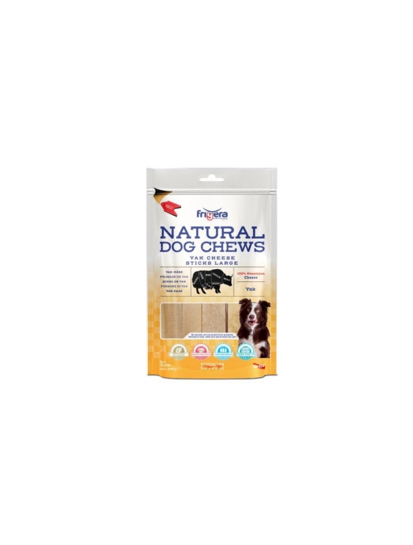 Frigera natural dog chews Yak ostestænger L