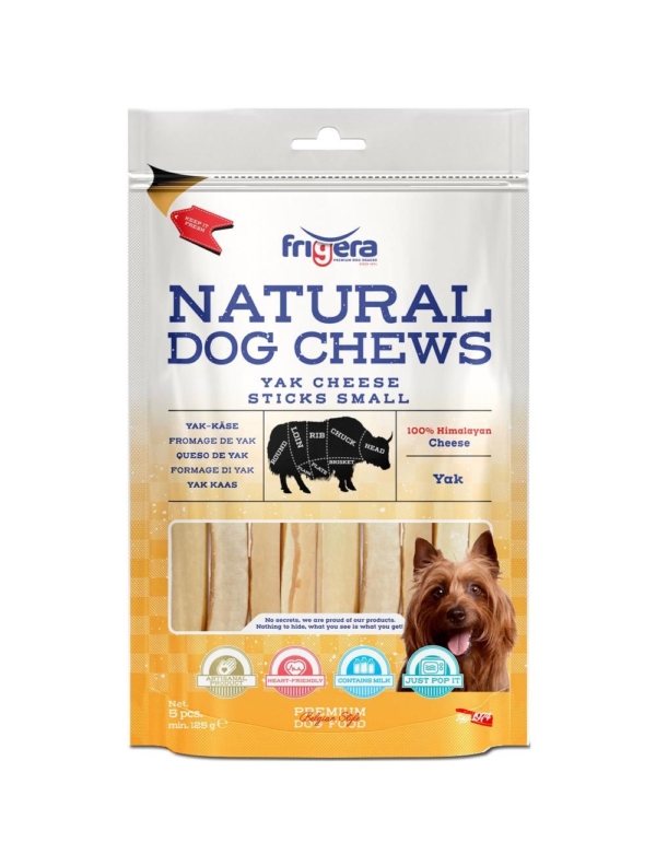 Frigera natural dog chews Yak ostestænger S