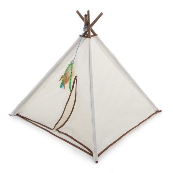 Smartykat Kitty Camp Teepee 52x52x44.5 cm.