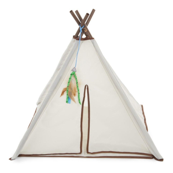 Smartykat Kitty Camp Teepee 52x52x44.5 cm.