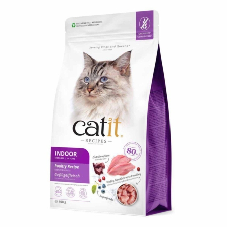 Catit Recipies Dry Adult Indoor Cat 400 g.