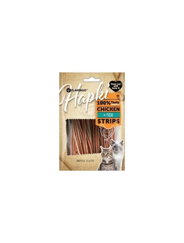 Flamingo Hapki Sushi strips m. kylling og fisk 50 g.