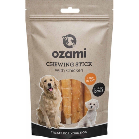 Ozami tyggestang med Kylling 11 cm. 100 g.