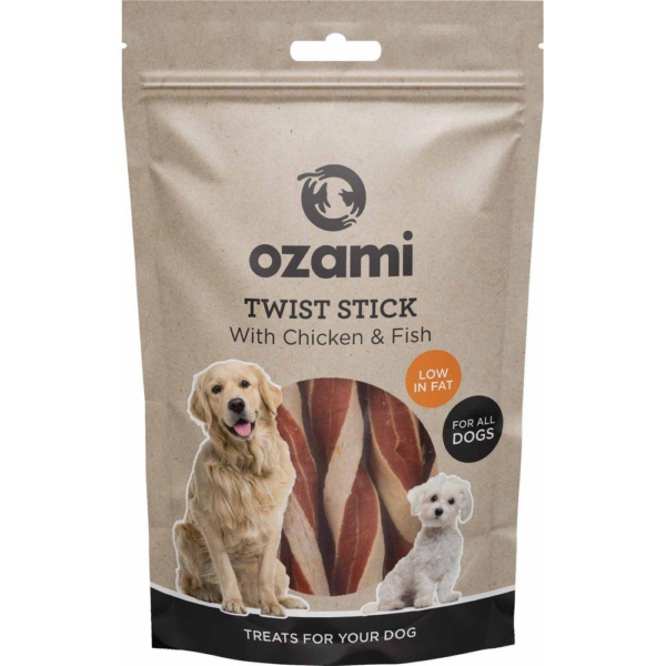 Ozami chicken twist stick 100 g.