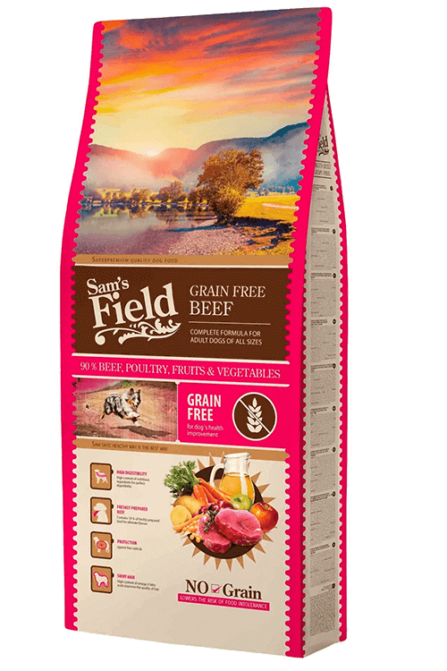 Sams Field Grain Free Angus Beef 13 kg.