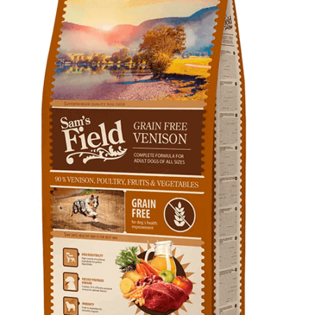 Sams Field Grain Free Venison 13 kg.