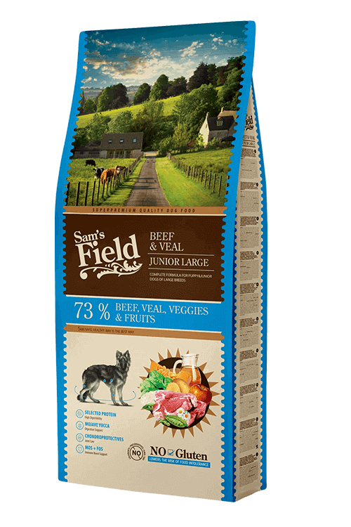 Sams Field Junior Large Beef & Veal 13 kg.