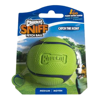 Chuckit! Sniff Fetch Ball Peanut Butter.