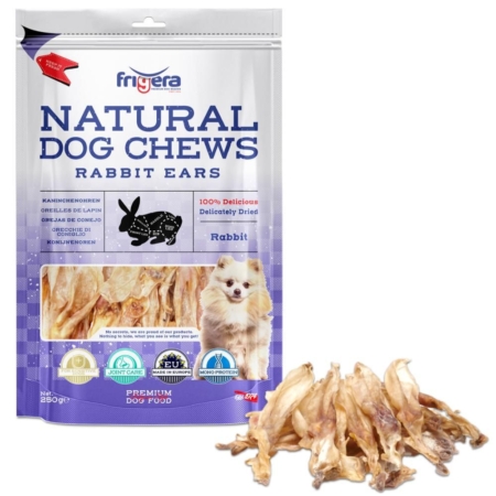 Frigera Natural Dogs Chews kaninører.