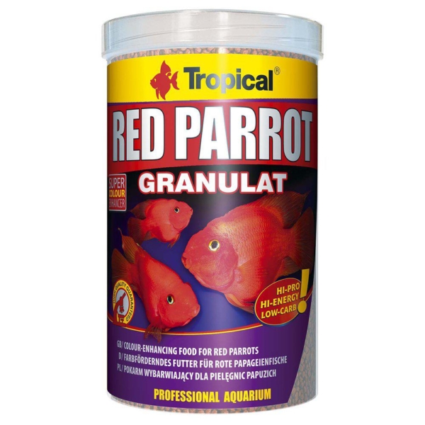 Tropical Red Parrot Granulat.