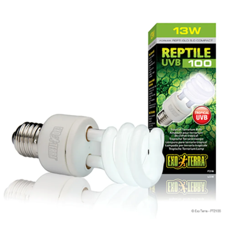 Exoterra Reptile UVB 100 lysrørslampe 13W E27