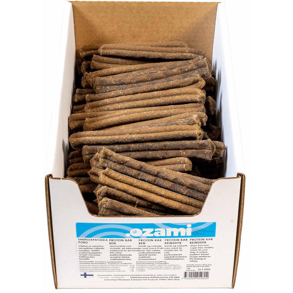 Ozami proteinbar med Ren 12,5 cm.