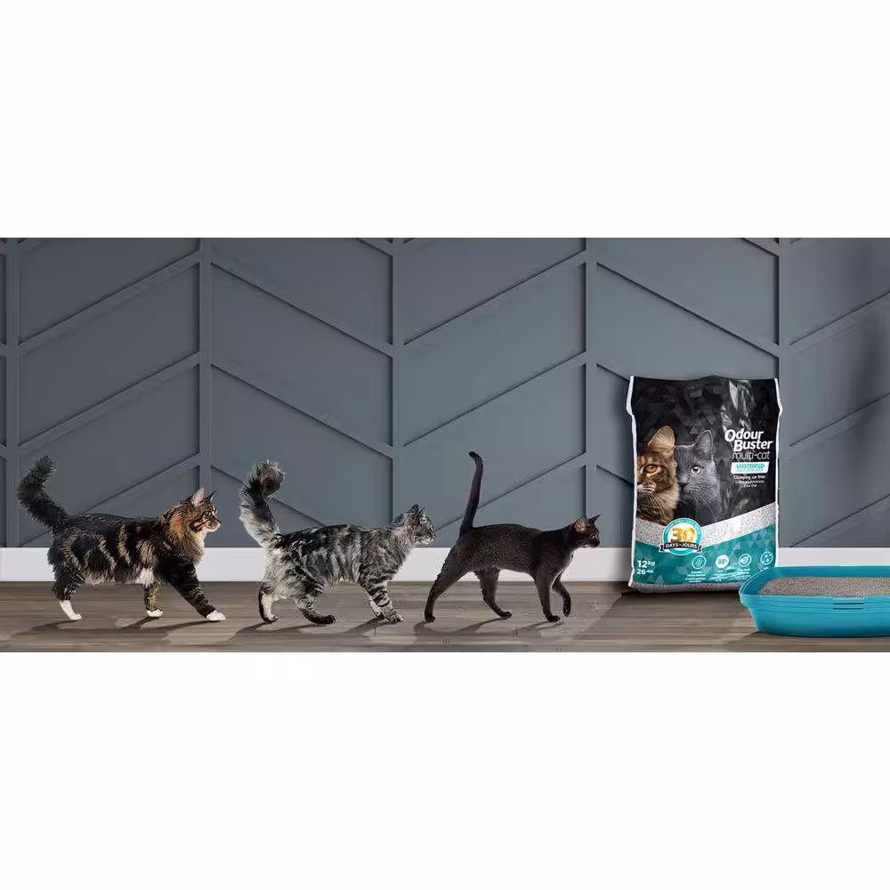 Kattegrus Odour buster multi cat 12 kg.