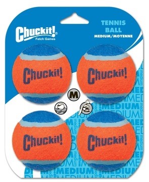 Chuckit! tennis ball M 6 cm. 4 pak