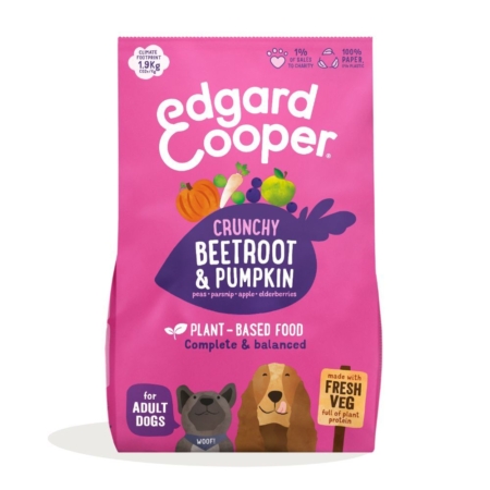 Edgard & Cooper plant-based Adult, græskar/rødbede 2,5 kg.