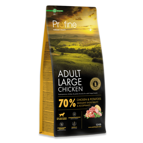 Profine adult large chicken 12 kg.